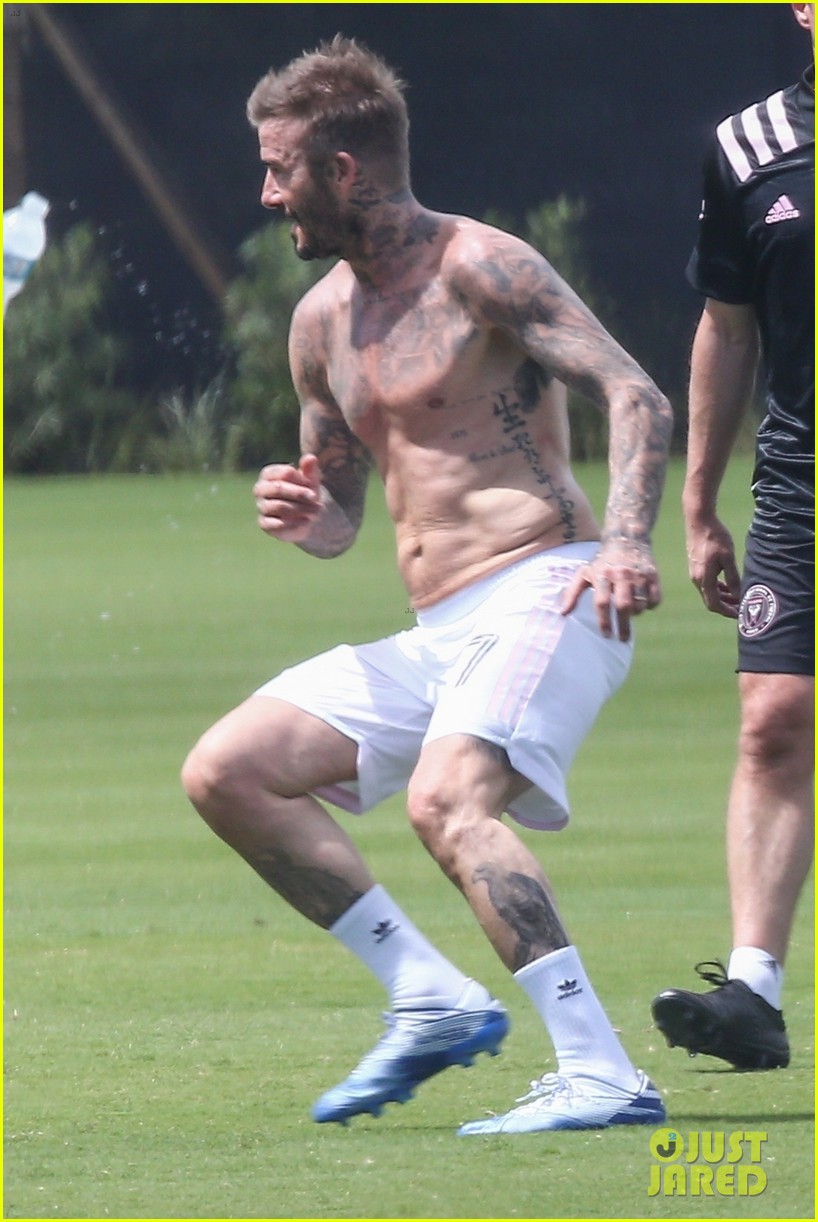 贝克汉姆大秀身材,贝克汉姆抗击疫情视频