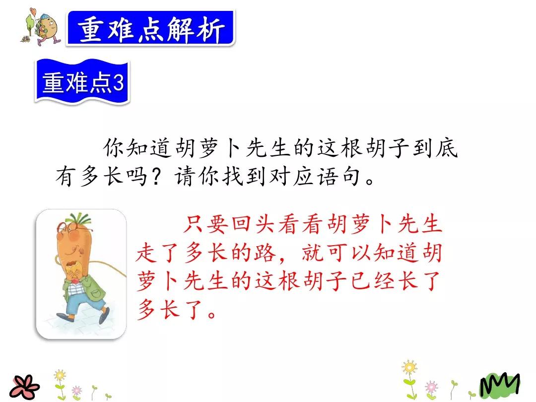 三年级胡萝卜先生的长胡子讲解,三年级语文胡萝卜的长胡子续写