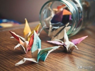 diy手工千纸鹤,diy千纸鹤挂件详细教程