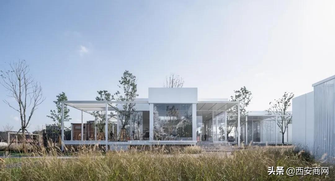 可拆装模块化售楼部,可拆卸装配式售楼中心