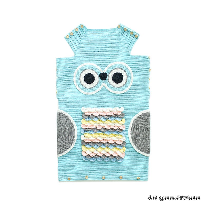 宝宝睡袋钩织视频,儿童披风斗篷冬季钩织教程