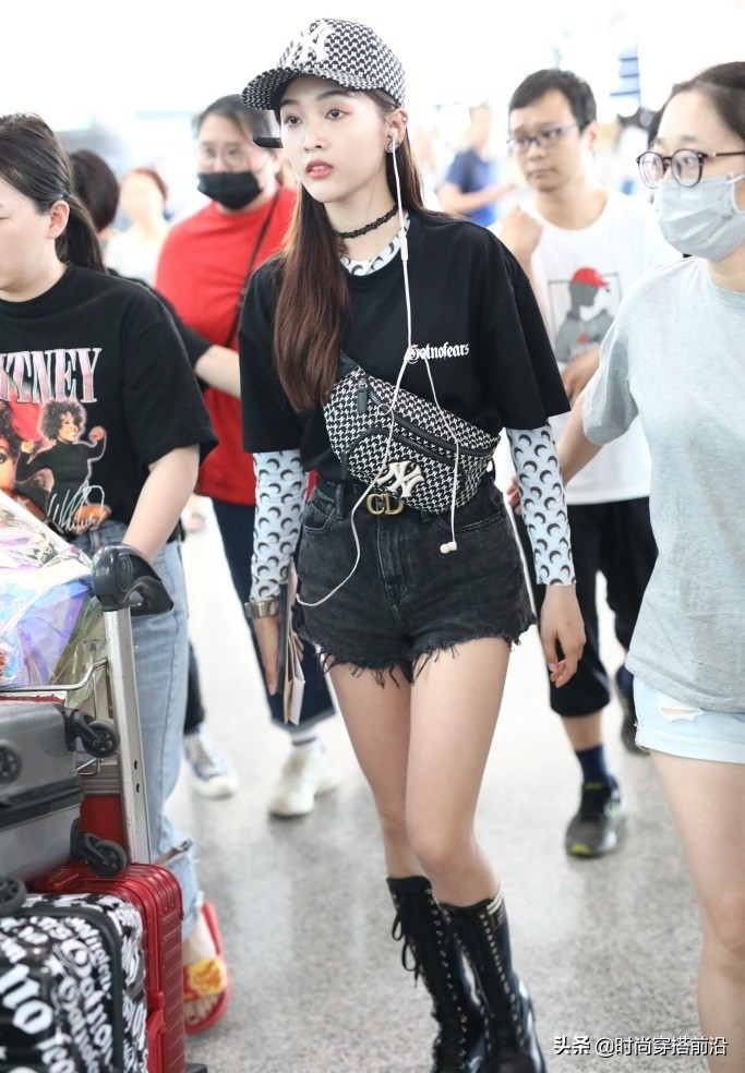 创造101吴宣仪长靴舞蹈,吴宣仪月亮警察长靴直拍