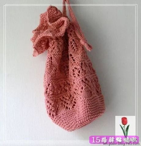 毛线手提袋棒针编织教程,手提袋毛线编织视频
