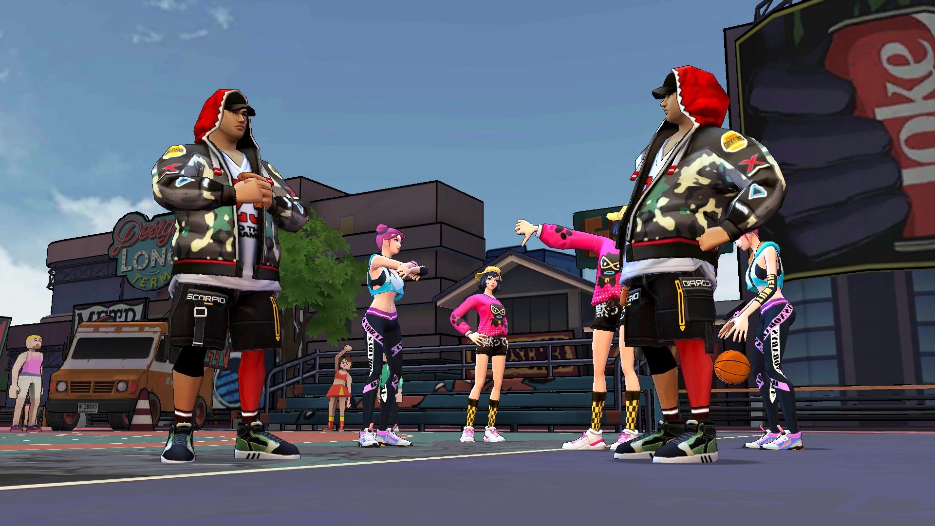 热血街篮手游试玩视频,热血街篮类手游