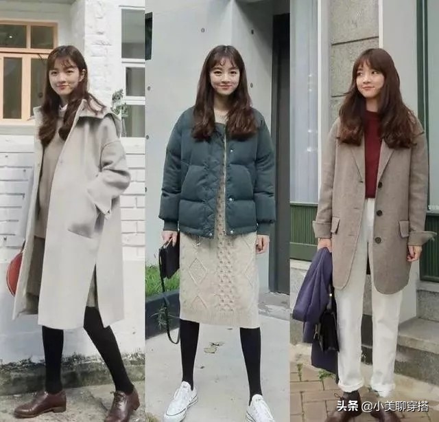 来自韩国的小个子博主，她的chic风穿搭，保暖又时尚，值得借鉴