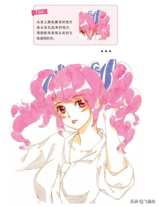 画画动漫人物马克笔手绘教程古风,马克笔手绘动漫人物画法步骤线稿