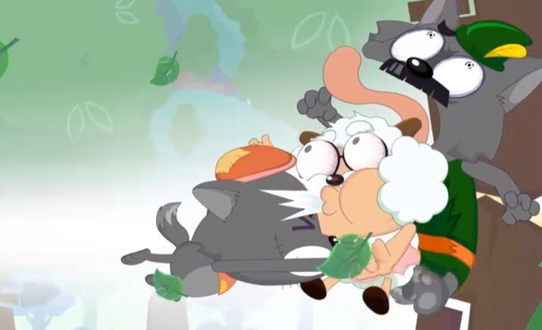 喜羊羊与灰太狼里面可怜的红太狼,喜羊羊离开青青草原照顾到灰太狼