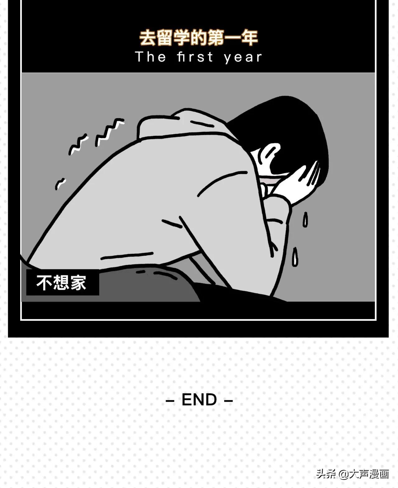留学国外的第一天vs第一年（漫画）