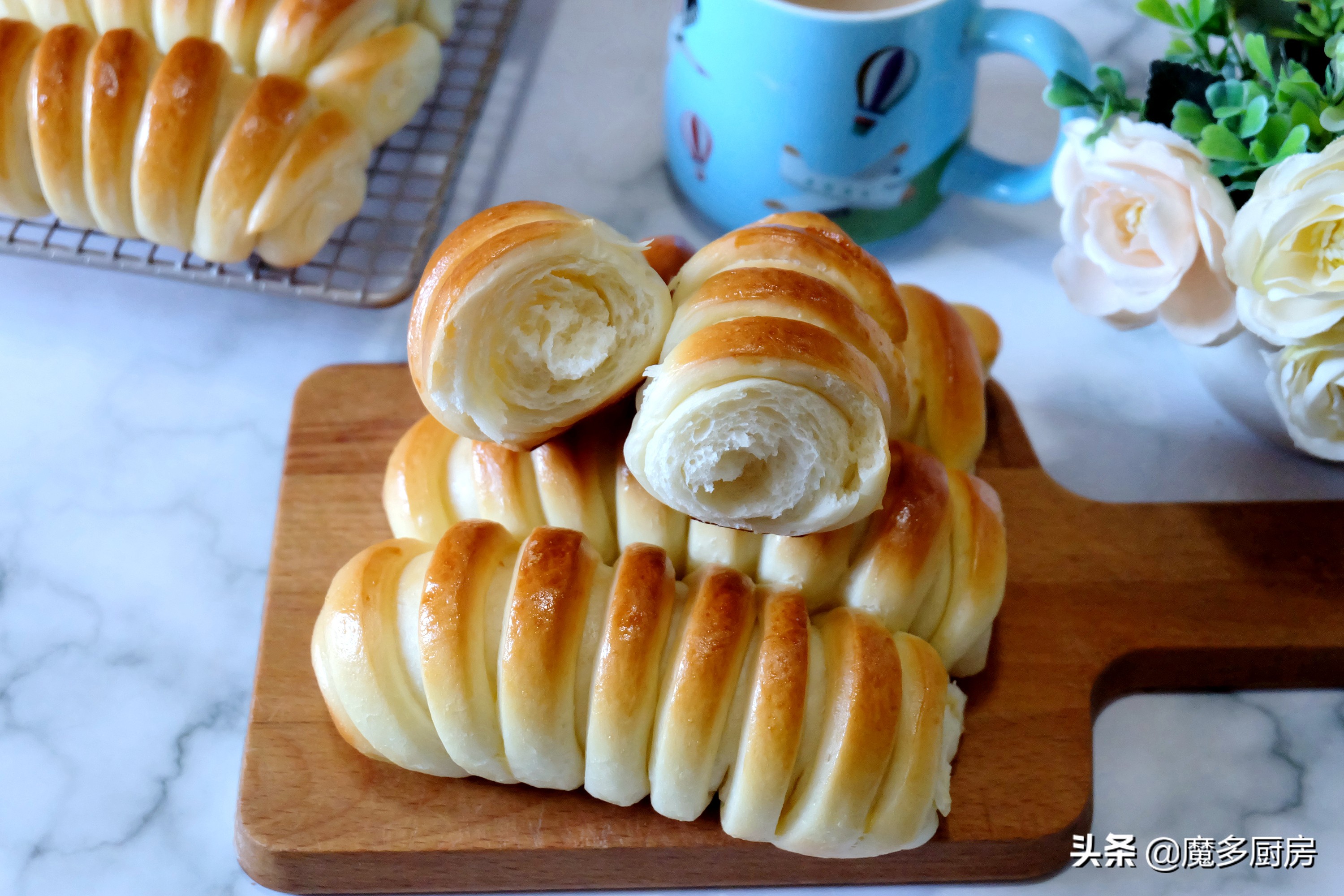 适合孩子做的毛毛虫面包怎么做,孩子要吃面包