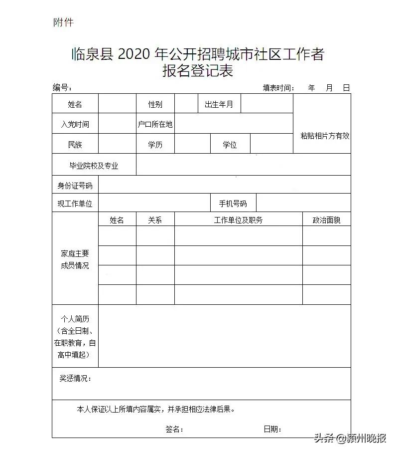 公告！临泉县公开招聘城市社区工作者，待遇由县财政承担！部分人员可以加分！看看具体规定和岗位有哪些？