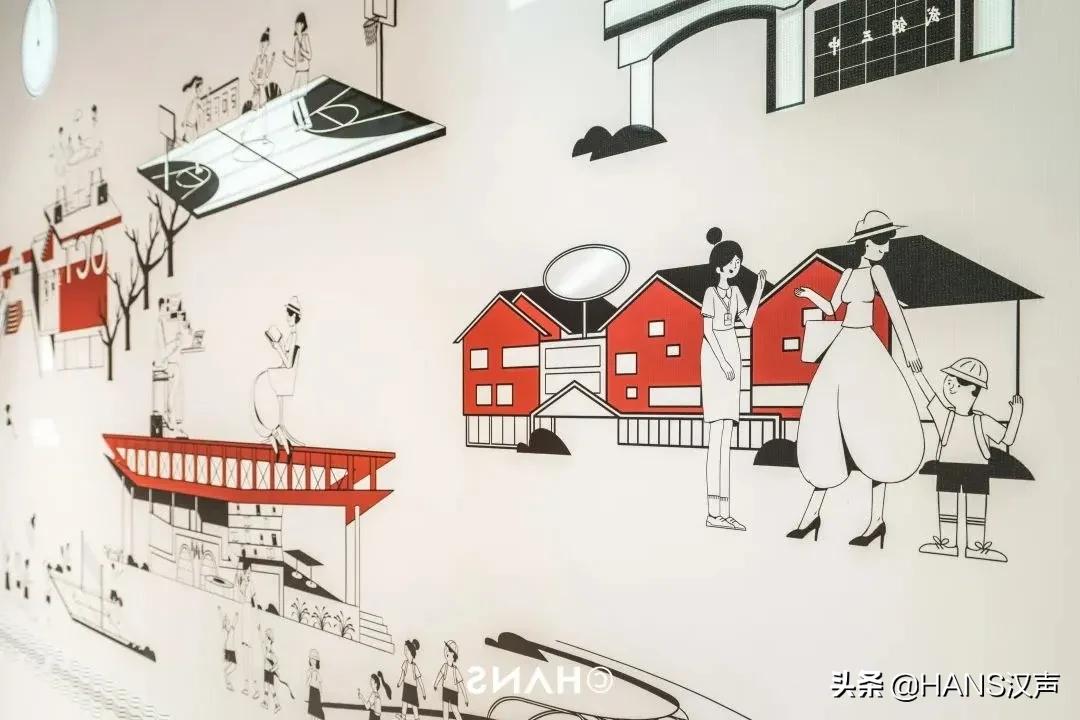 青山区红房子光影秀,青山红房子网红打卡地