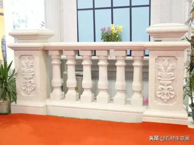 100种石材栏杆图片大全,汉白玉石柱栏杆多少钱一米