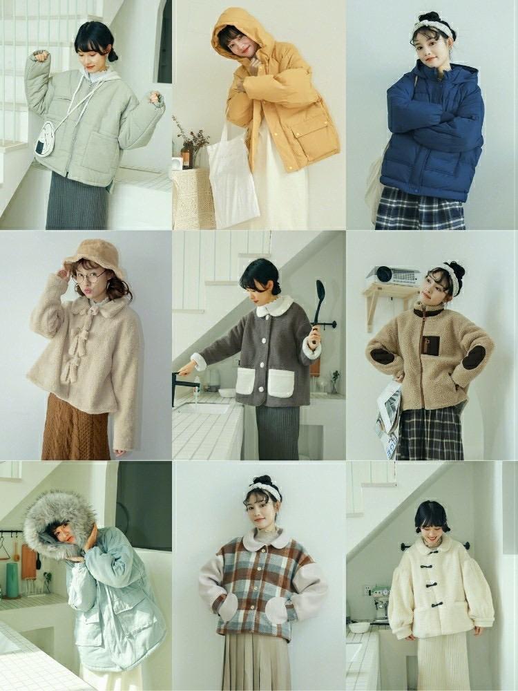 爆款女装薄款棉服,小众女款棉服