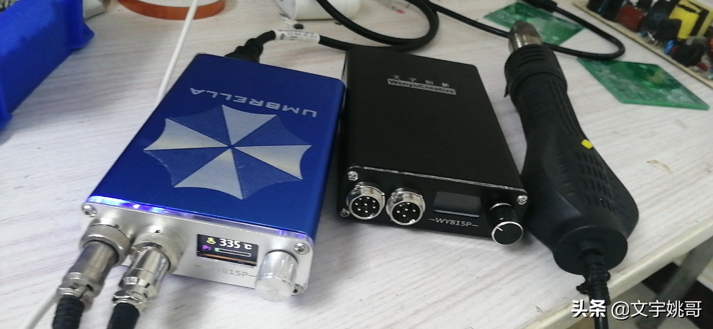 还在玩T12吗?快来看看用WY710高频烙铁主板组装台高性能高频烙铁