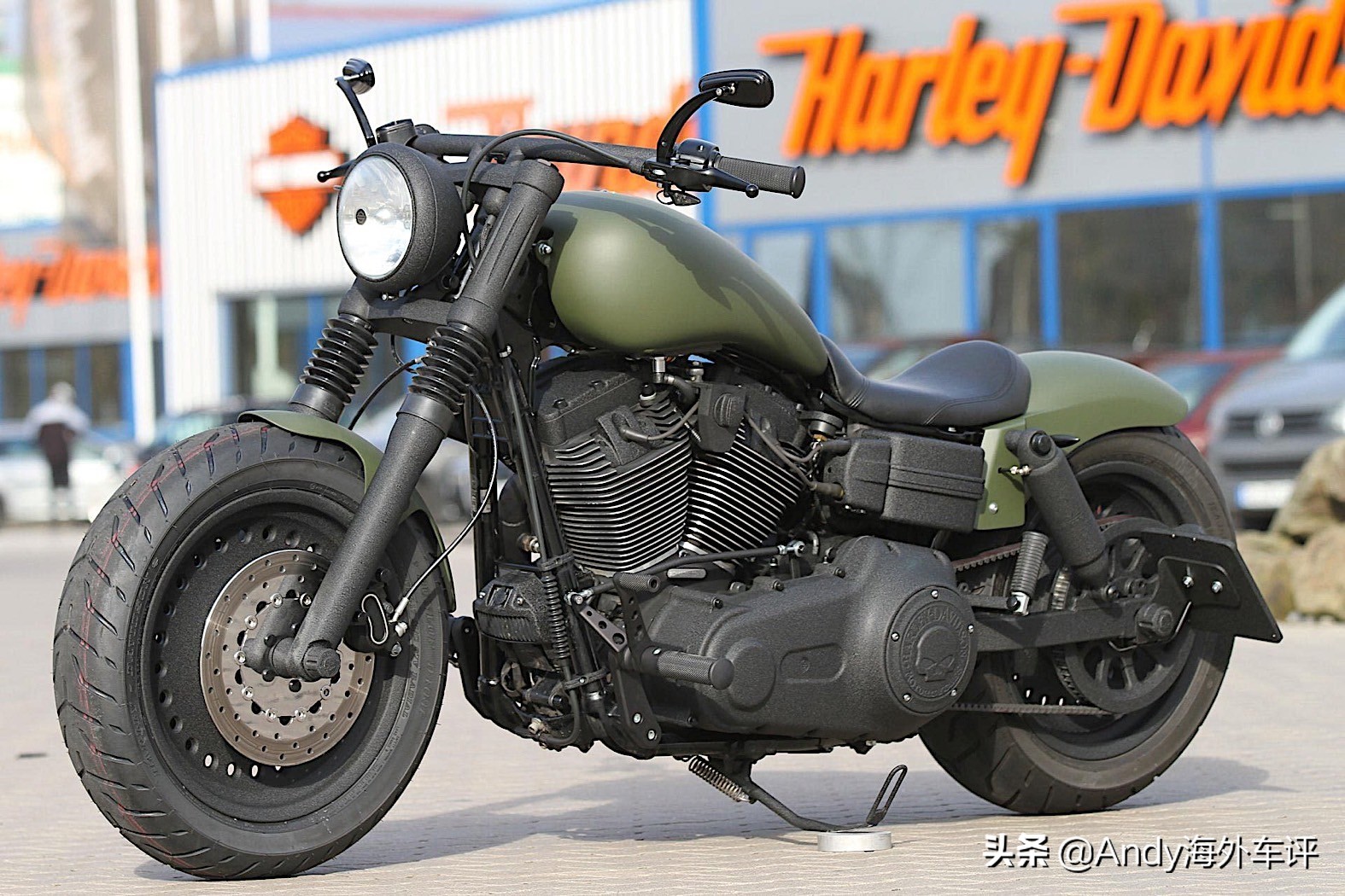 哈雷肥霸最有战斗范的摩托,当哈雷车主遇上川崎车主