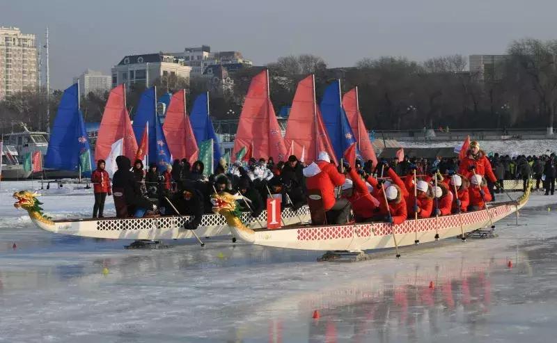 冰上龙舟赛火热开赛,冰上龙舟赛事视频