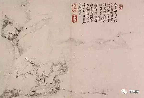 枯笔讲解,赏析枯笔