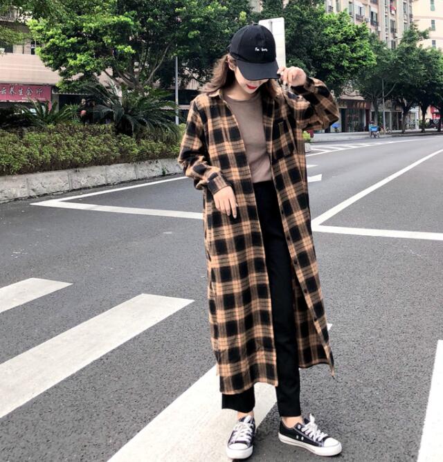 格子衬衫高级感修身,港风小众复古玫瑰花格子衬衫