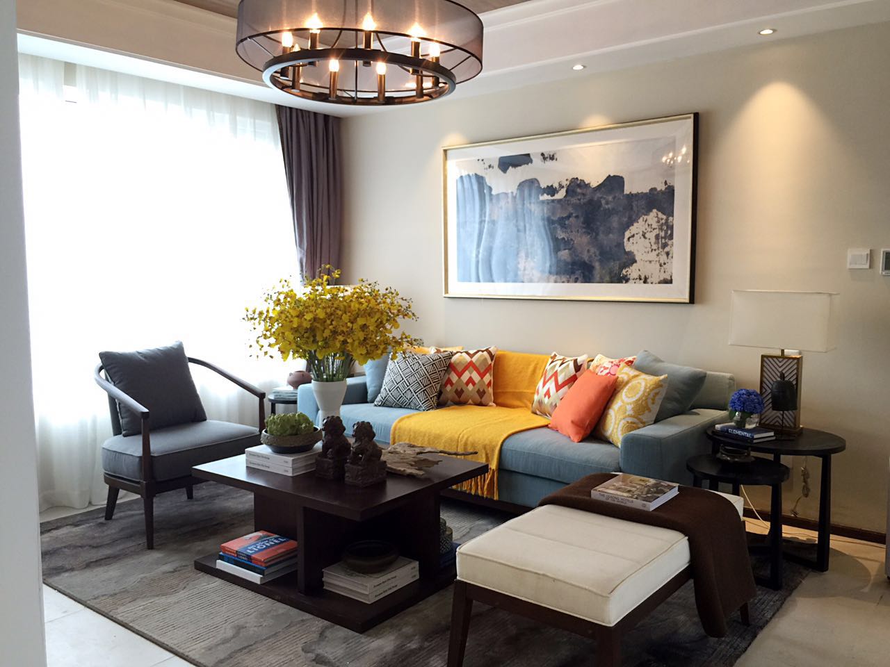 高级别墅客厅设计样板间,别墅美宅实景家装设计