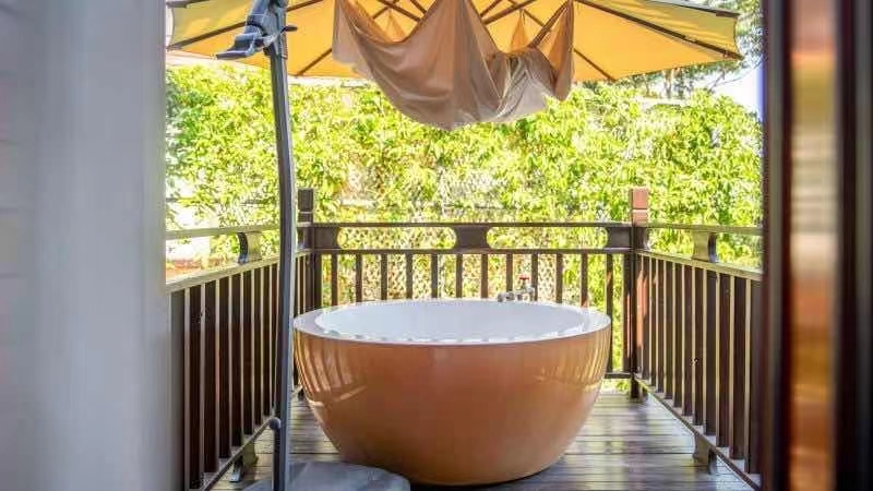 藏在山谷里温泉民宿,清远树屋温泉度假村攻略