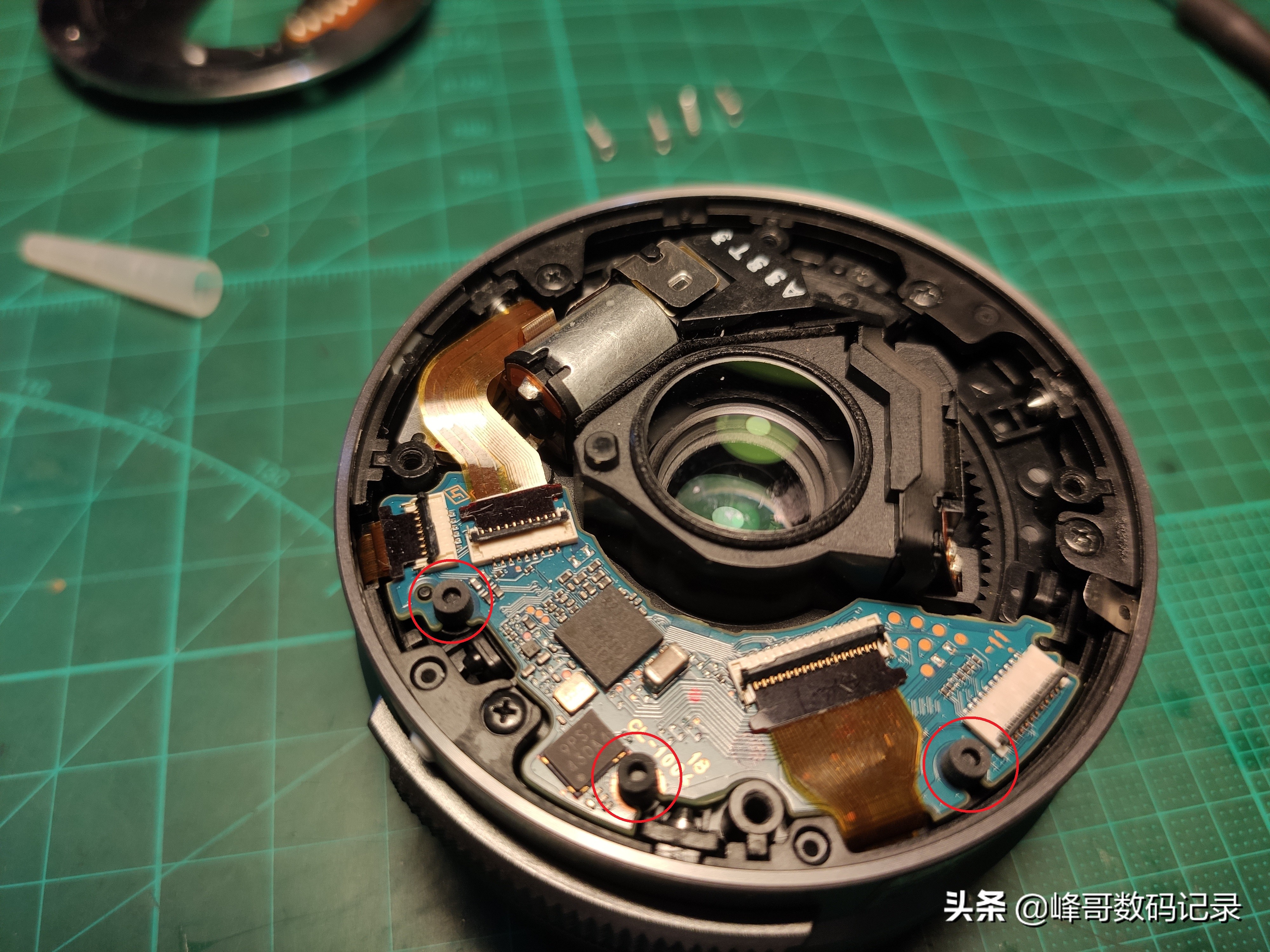 索尼16-50镜头前镜片拆卸,sony16-50镜头拆解图片