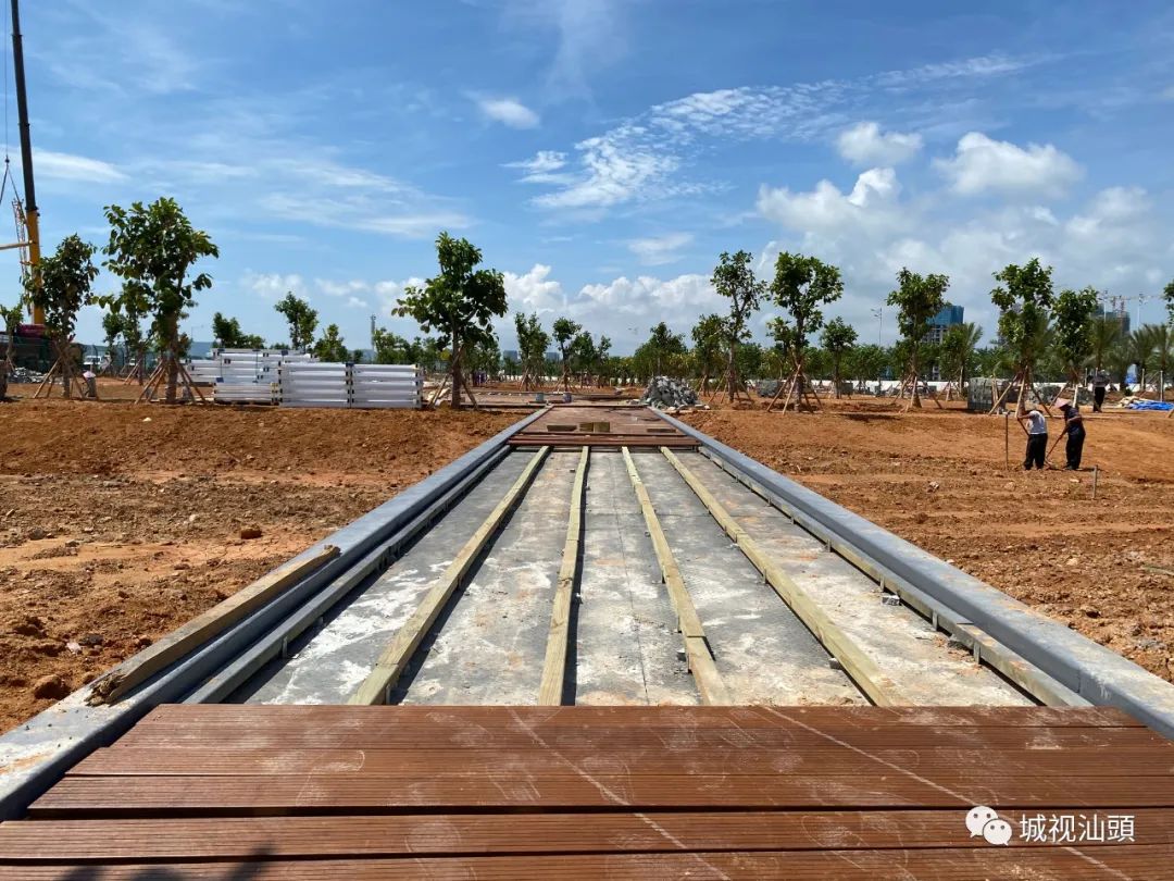 汕头东海岸新溪侨韵公园规划详图,新建的汕头东海岸公园