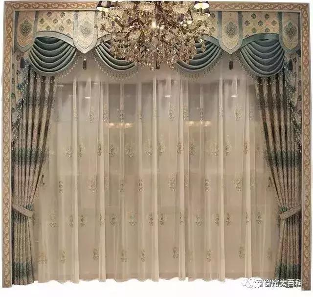 窗帘帘头款式搭配效果图大全,家有窗帘推荐