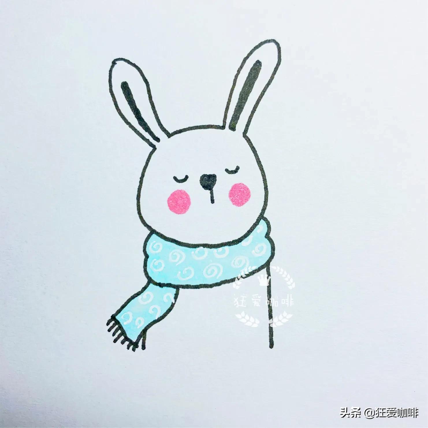 100个萌萌图案手账,动物手帐可爱小图案