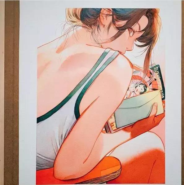 不务正业、跳钢管舞的她靠画羞羞画撩到46万粉丝,画作撩性格酷