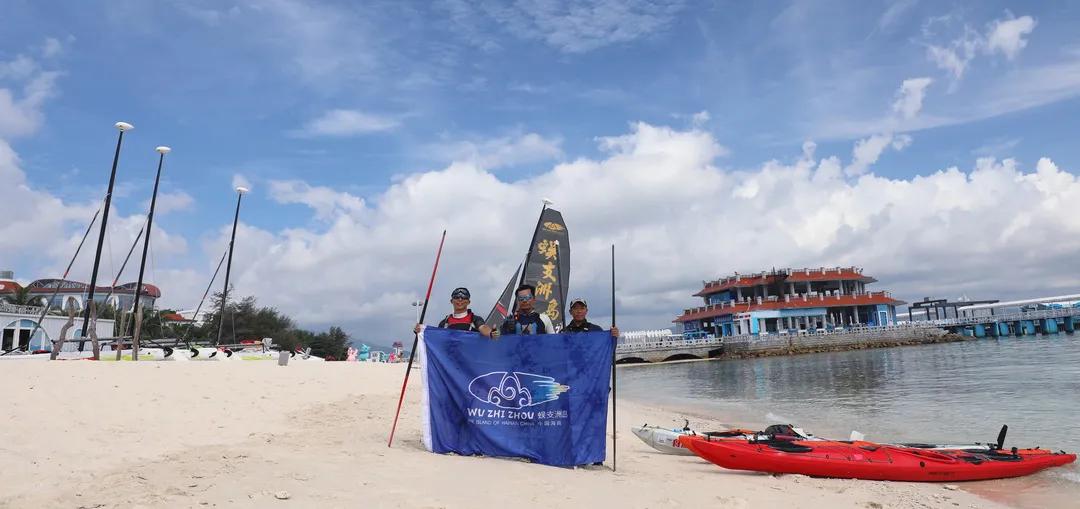 2020辉戈皮划艇环岛海划之旅,蜈支洲岛玩皮划艇