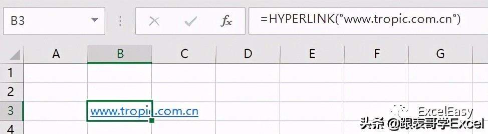 excel超链接函数使用方法,excel超链接函数教学