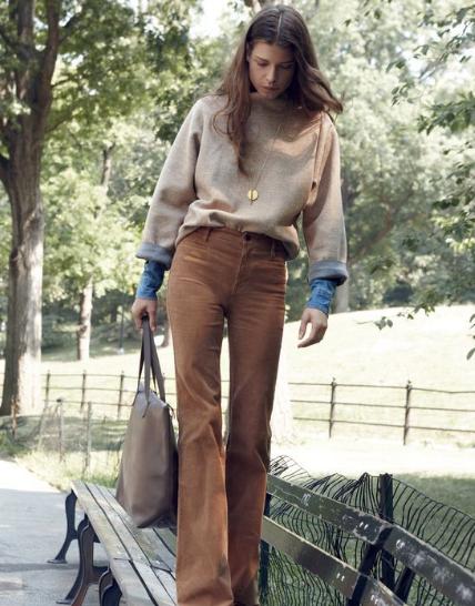 灯芯绒单品怎么穿,灯芯绒穿着显胖吗