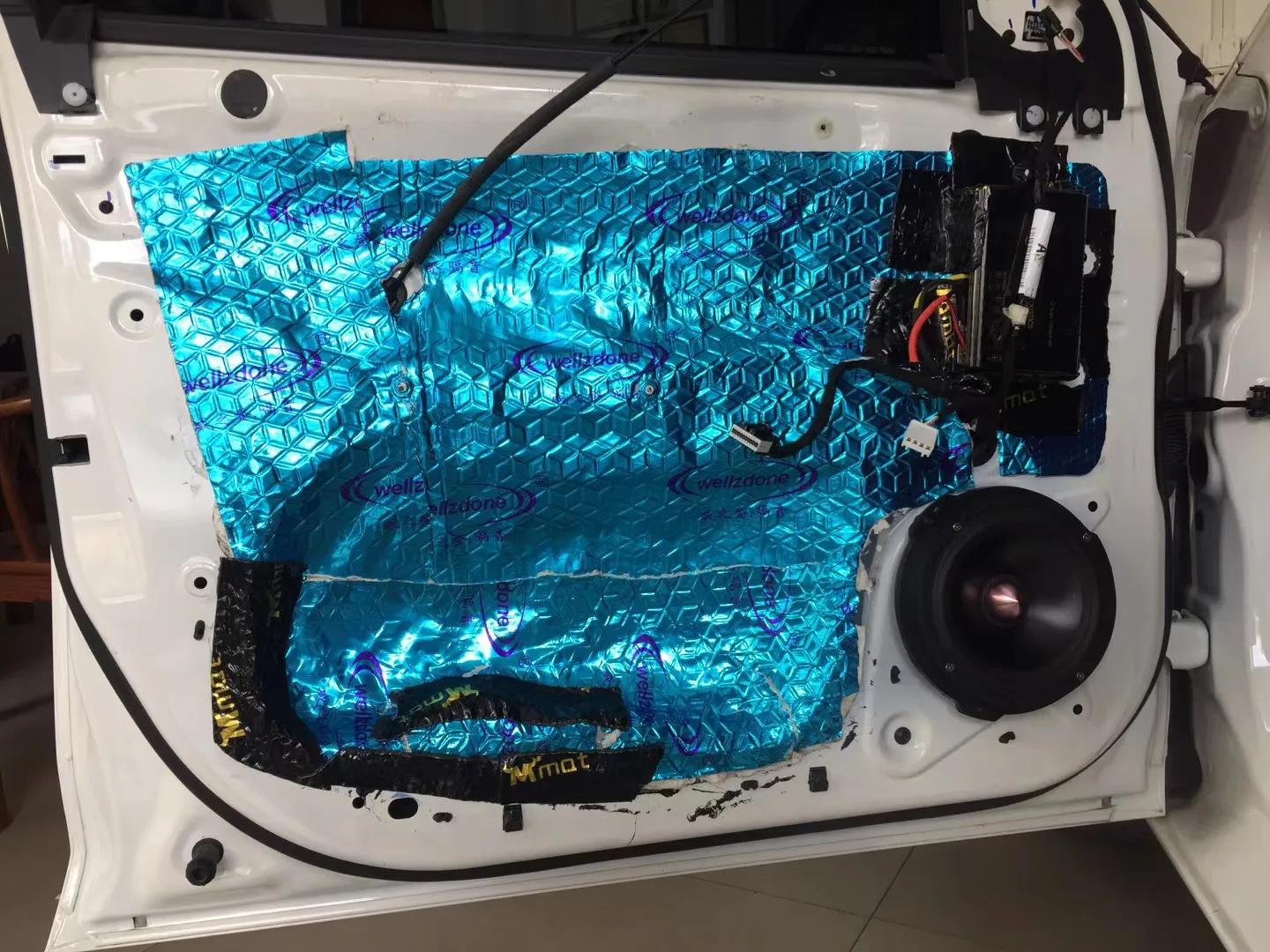 简单改装超出预期，福特福睿斯音响升级黄金声两分频喇叭