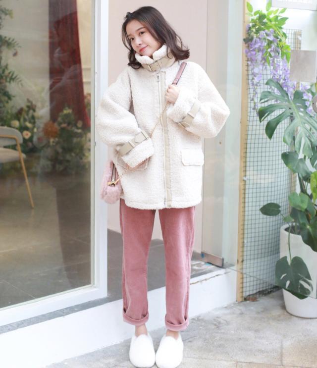 时尚百搭秋冬阔腿长裤,秋冬百搭加绒加厚显瘦长裤