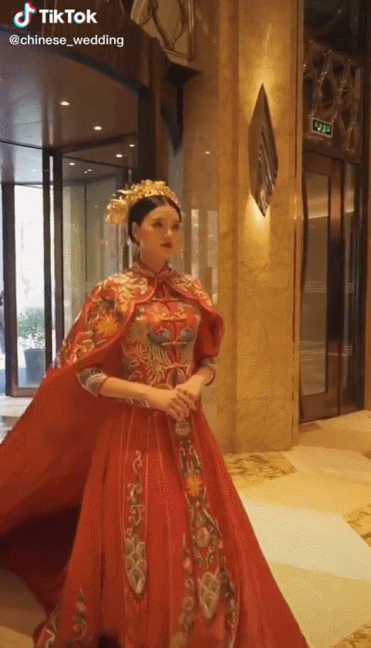 中式婚礼火遍抖音,中式婚礼爆火