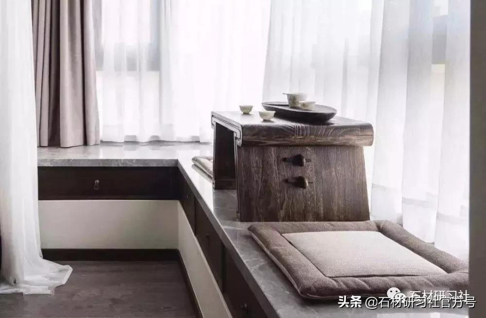 飘窗和窗台用什么石材好,阳台飘窗窗台石怎么做最好看