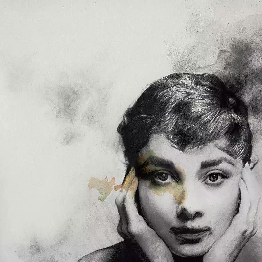 日本艺术素描画家,日本画家的素描作品