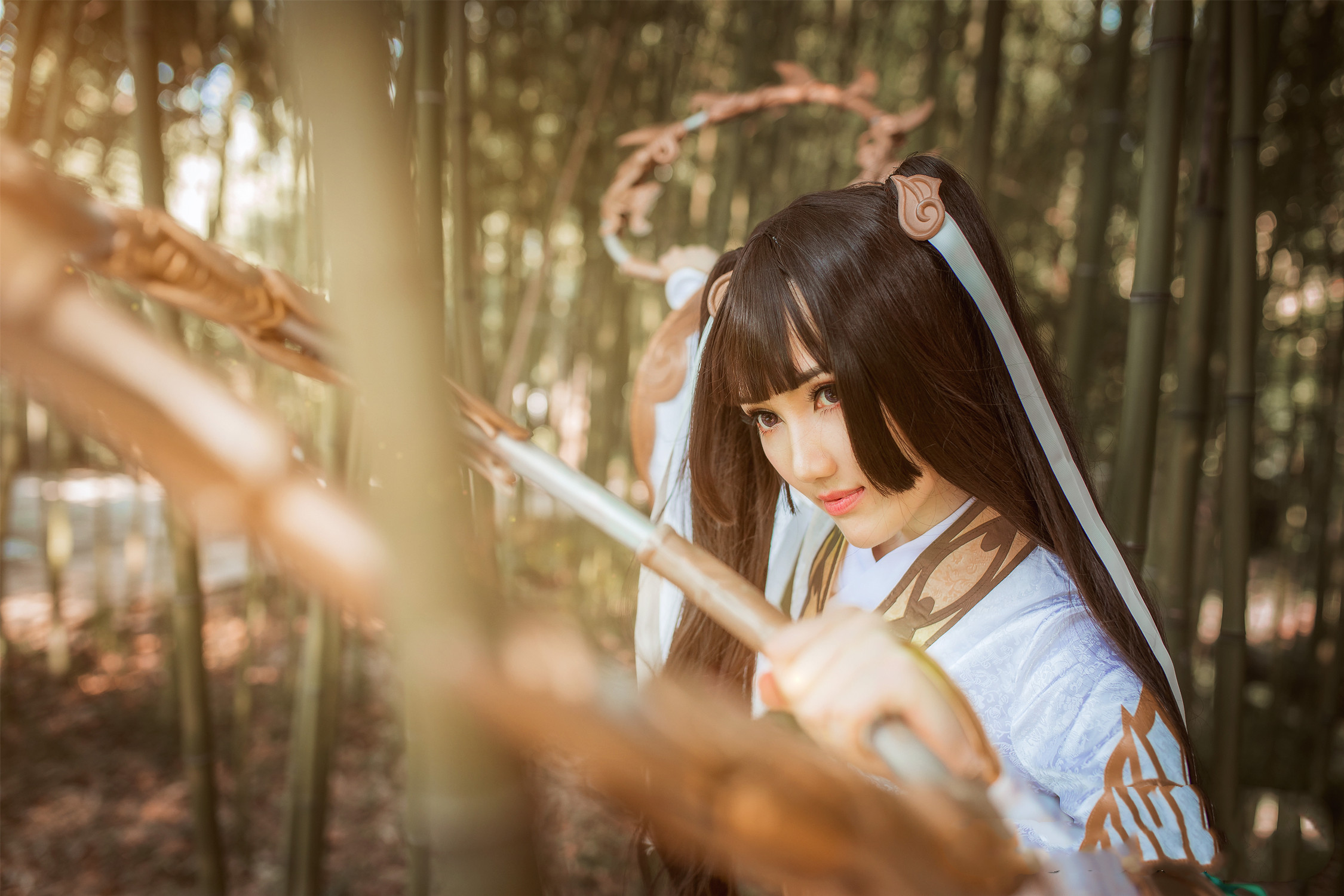 天涯明月刀白衣公子羽cos,天涯明月刀cosplay太白