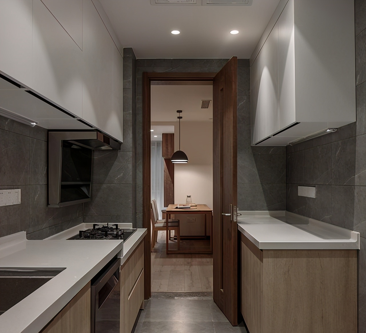 胡桃木简约搭配清新自然返璞归真,一进去就让人舒适的家