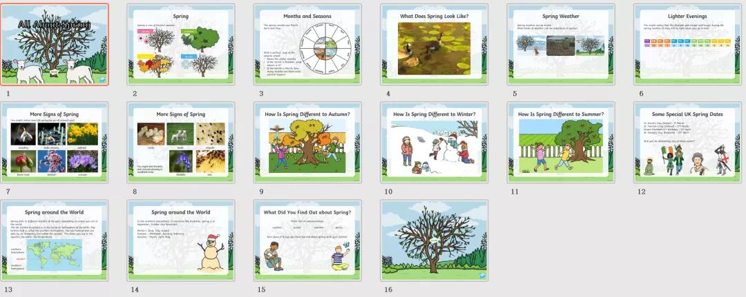 精美的英语教学ppt,英语教学分享ppt模板
