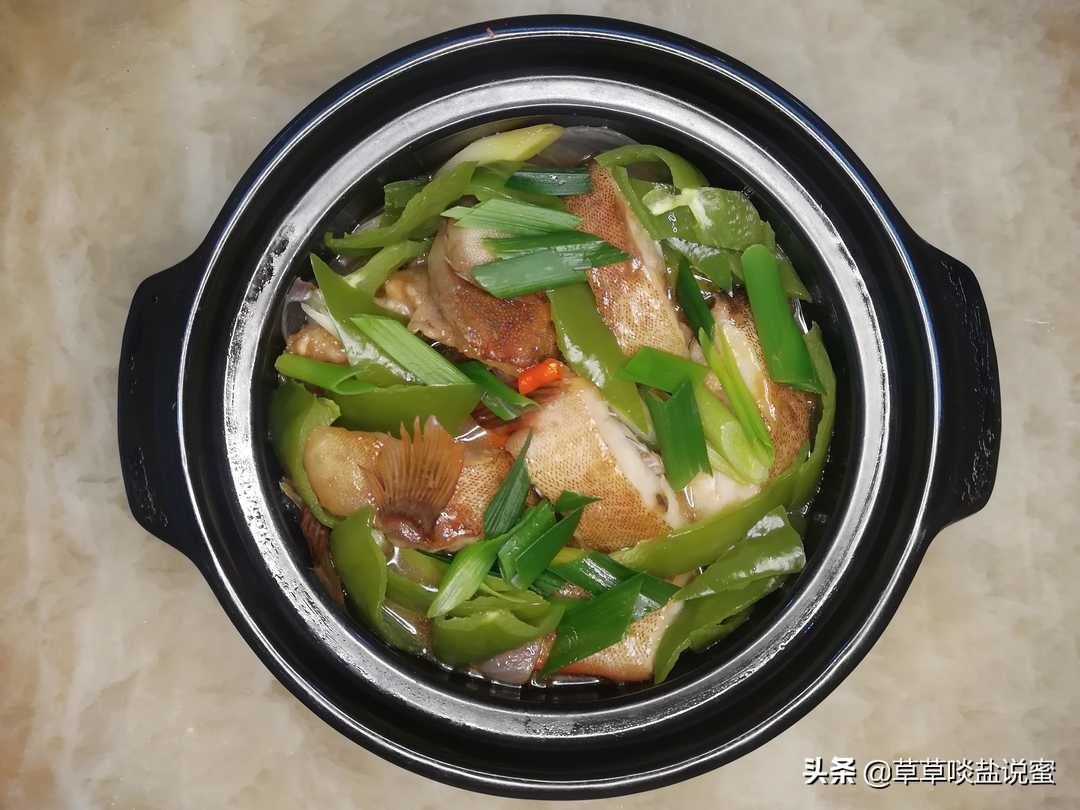 砂锅大石斑鱼最正宗的做法,潮汕砂锅生焗石斑鱼黄豆酱