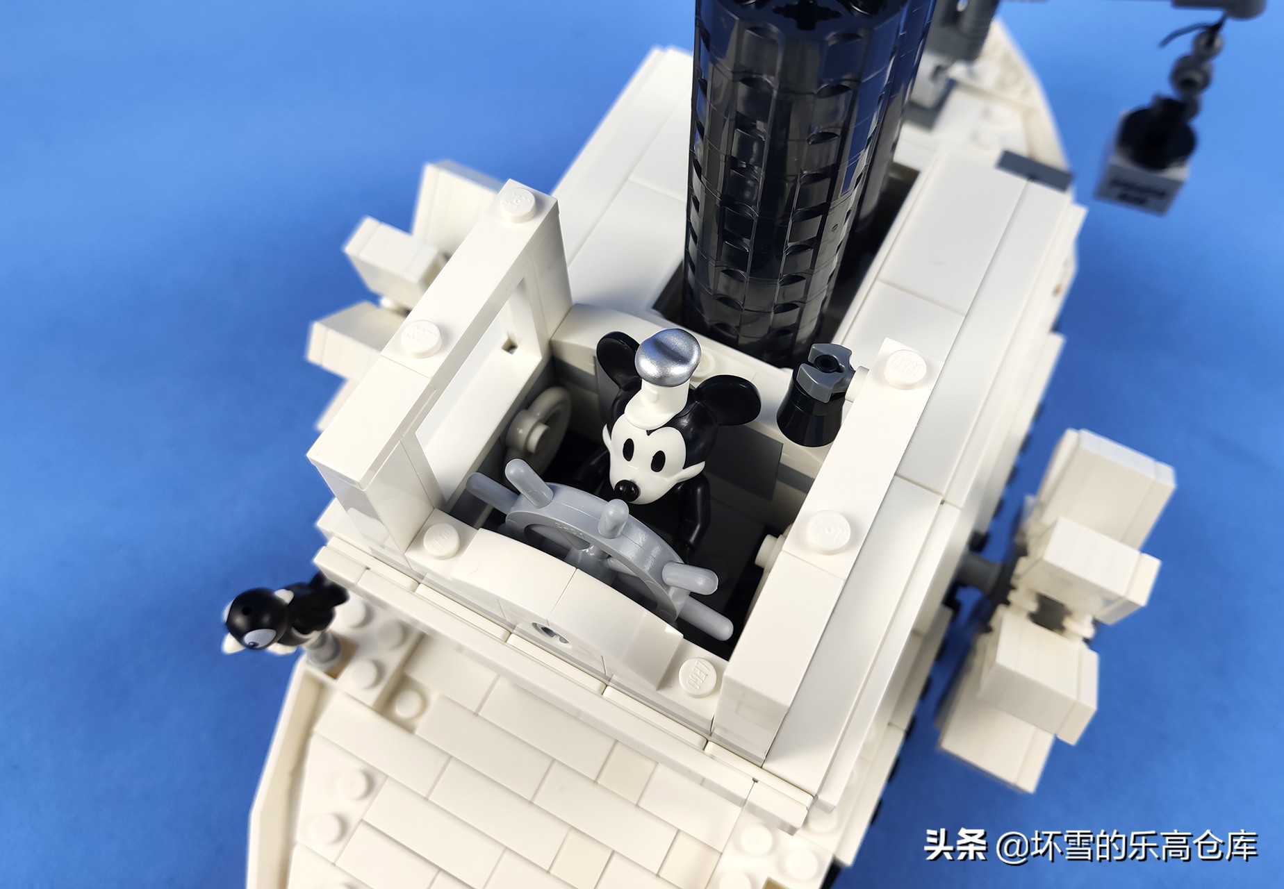 乐高米奇蒸汽船开箱,乐高威利号汽船价格