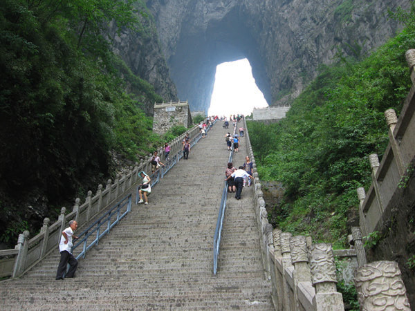 张家界天门山大自然鬼斧神工,到张家界天门山自由行攻略图片