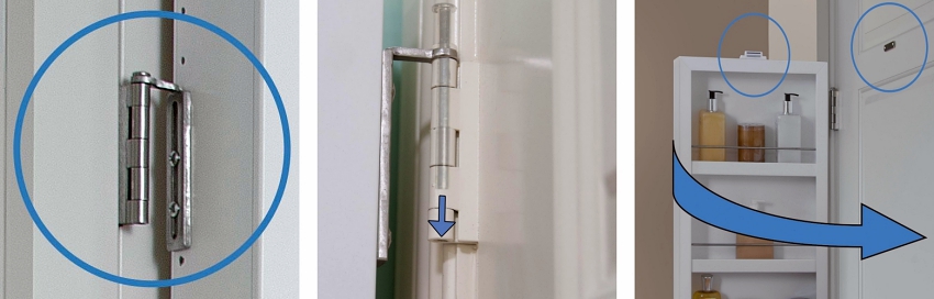 门后空间隐形储物柜 (门后隐藏柜)