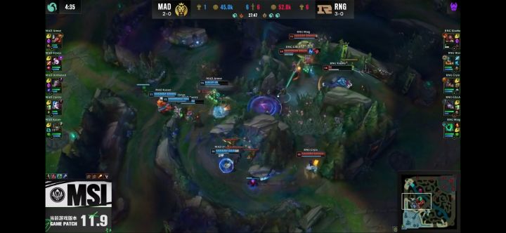 2021季中赛对抗赛RNG1:0MAD成为对抗赛唯一不败战队，豪取四连胜