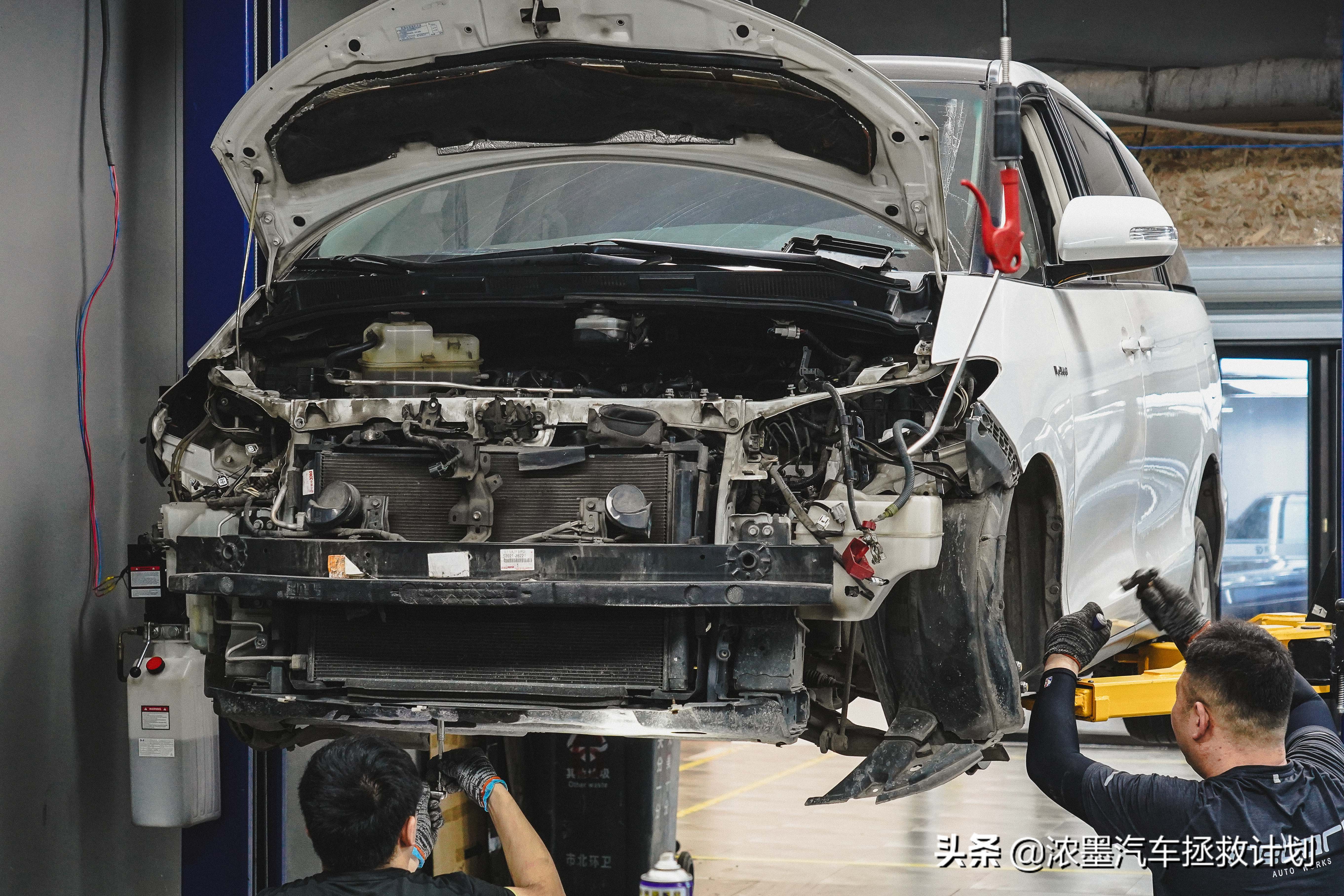 周到车管家,经典老车丰田普瑞维亚翻新整备