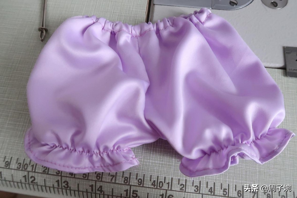bjd南瓜裤制作,bjd娃娃裤制作方法