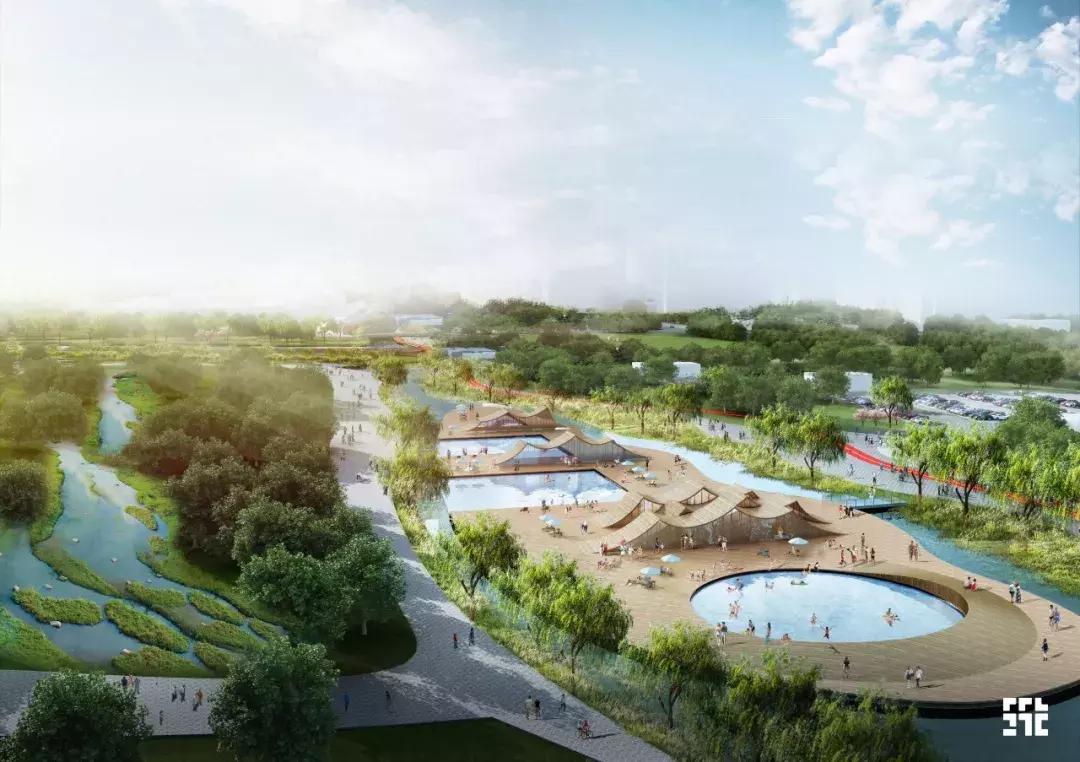 洛阳洛河西湖景观规划,洛阳甘泉河湿地公园规划图