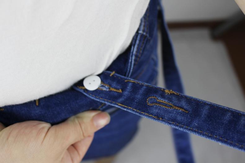 牛仔背带包裙长款,专柜正品牛仔背带裙