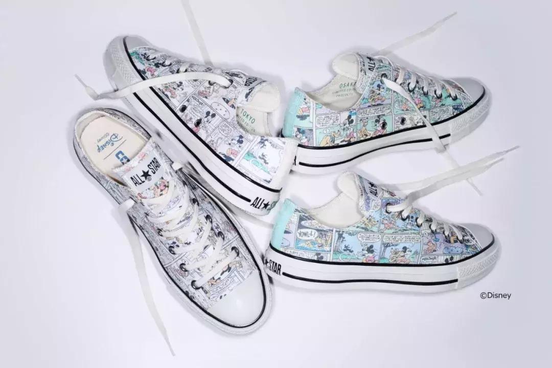 匡威米奇联名的一双鞋,匡威和米奇联名